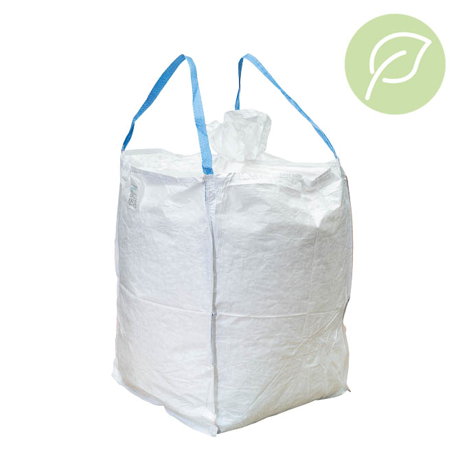 Big Bag Mineralwolle/neutral 90x90x120cm -recycled PP- Big Bag Mineralwolle/neutral 90x90x120cm -recycled PP-