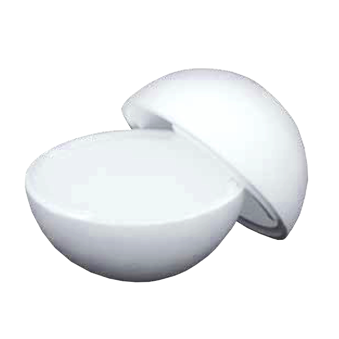 Boules de polystyrène 2 parties 180mm blanc